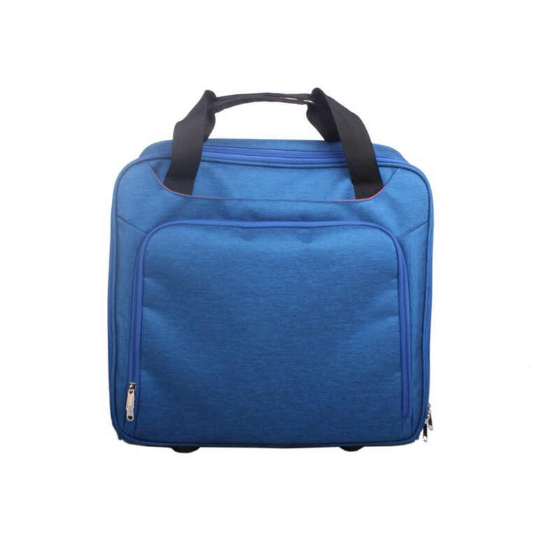 [Factory Fixed] Laptop Bag Pull Rod Travel Bag Blue Luggage Bag Pilot Bag Luggage Bag
