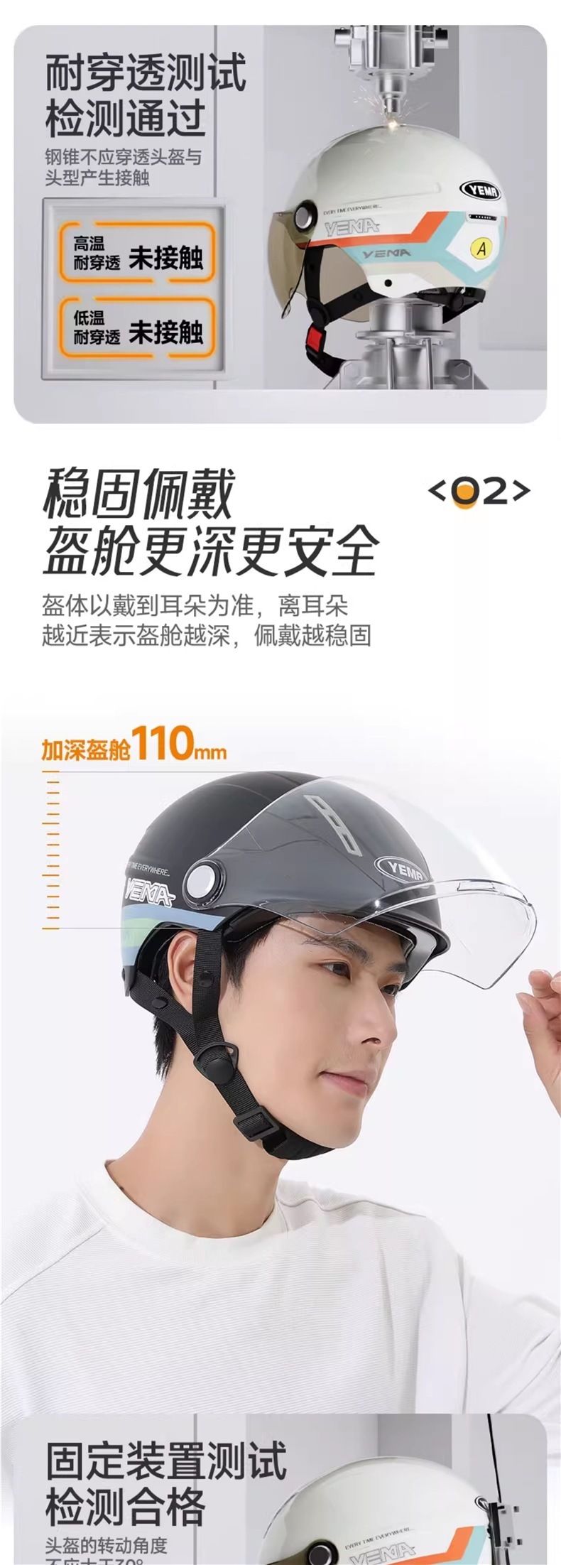 3C certified new national standard Mustang helmet for electric vehicles, women's summer sun protection half helmet, safety helmet for men, suitable for all seasons