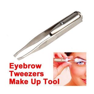 With LED light eyebrow clip eyebrow clip eyelash clip beauty clip eyebrow pliers OPP 16g