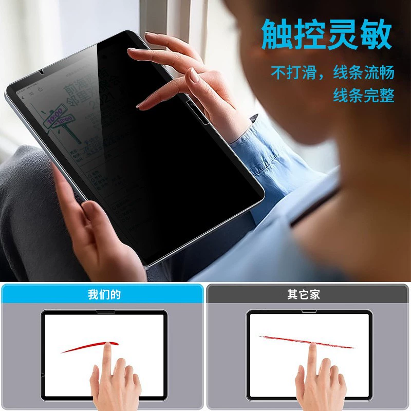 Применимо 2024 года новый iPad Air/PRO13 дюймов магнитная всасывающаяся антишпионская мембрана разборная защитная пленка для Air611 планшета