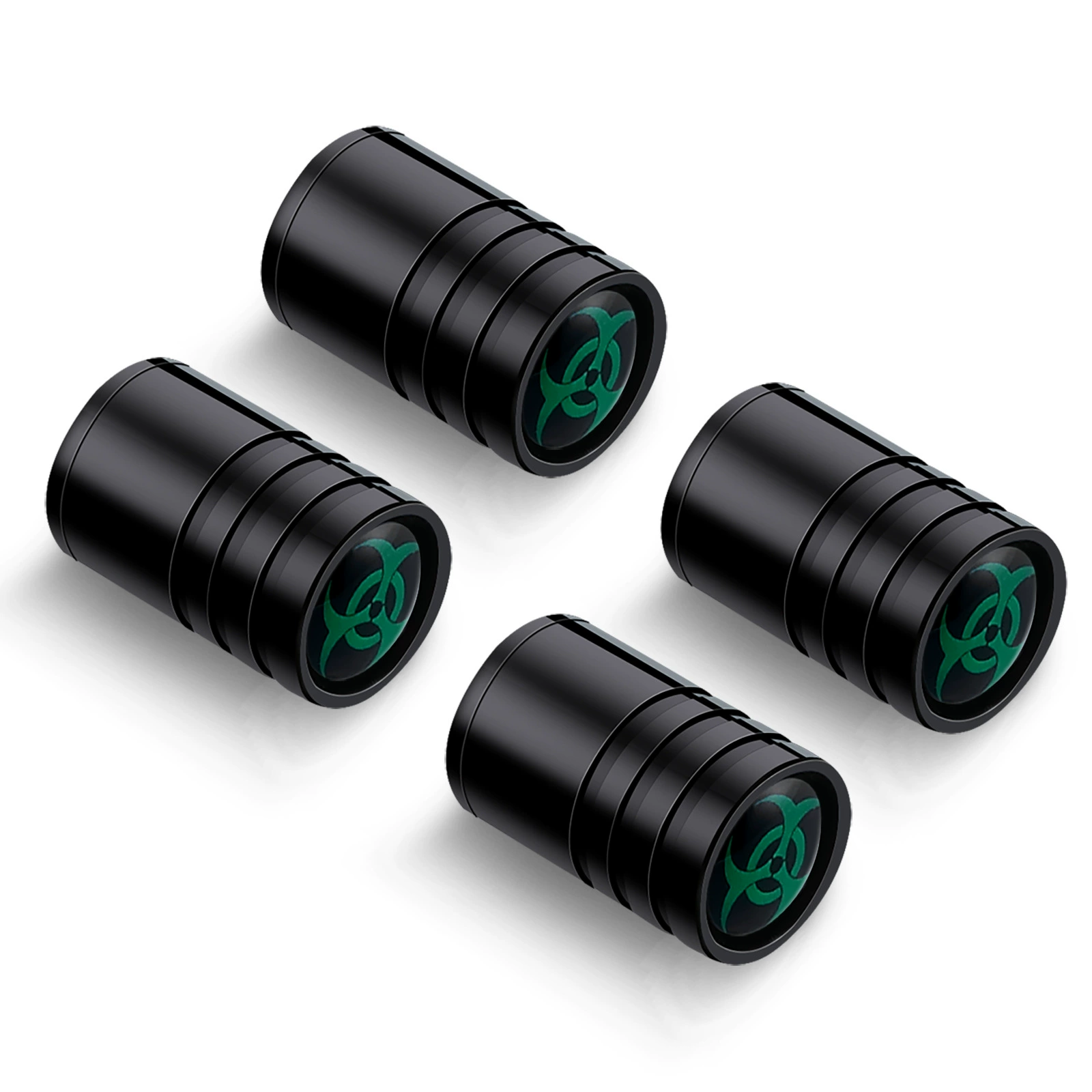 Крышка автомобильного клапана с клеевым логотипом, трансграничная круглая защитная шина с тремя прорезями для зонта, американская настройка