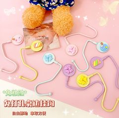 New style backpack hooks, strong load-bearing for student backpacks, office desk multi-functional hooks, available in colorful designs.