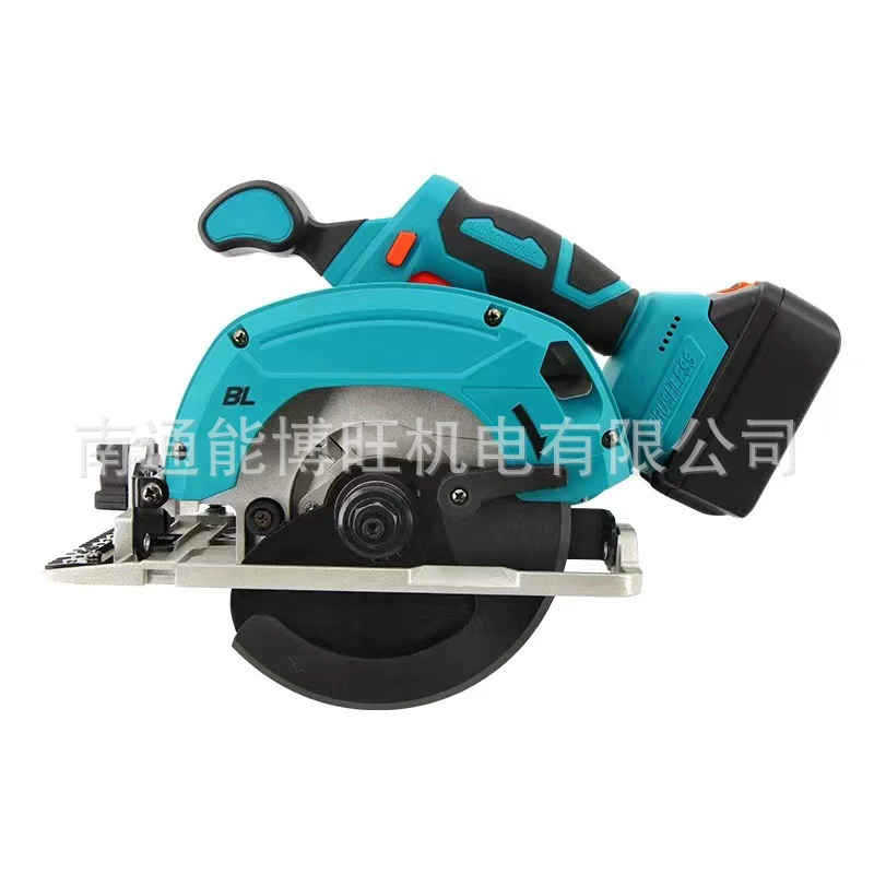 Трансграничная 6,5-дюймовая бесщеточная литиевая электрическая циркулярная пила для домашнего дерева столярная одноручная пила для резки зарядной бензопилы оптом
