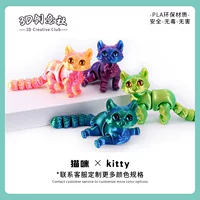 Милый ручка для стола, минифигура, игрушка, 3D, котёнок, кот, опт