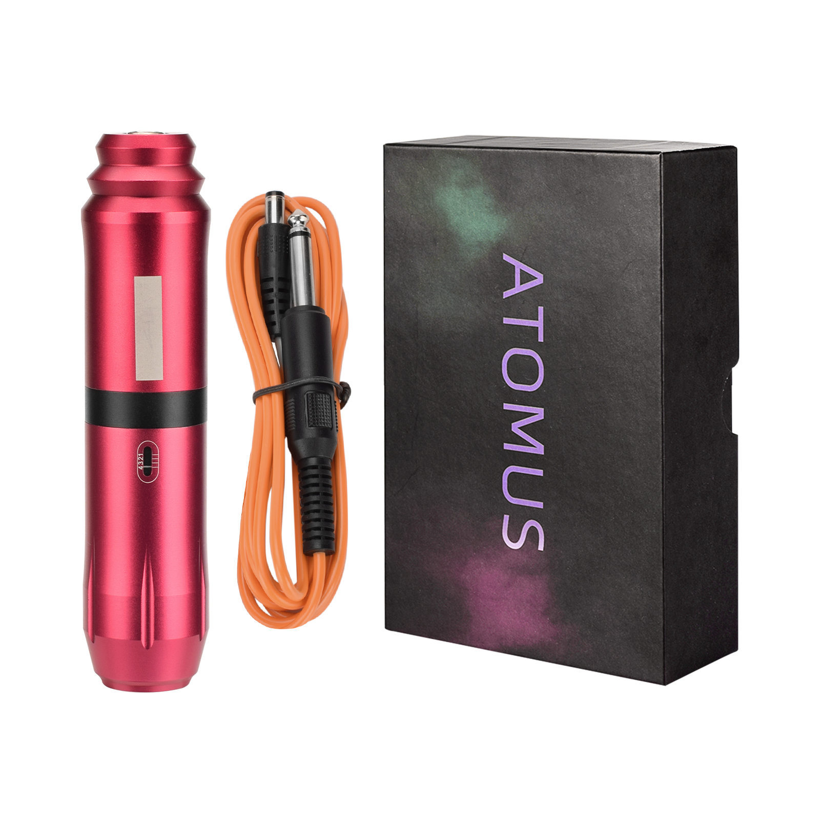 Multi-color de la pluma larga máquina de tatuaje motor máquina todo en uno (incluida la línea de gancho) línea de corte de tatuaje equipo de máquina de niebla