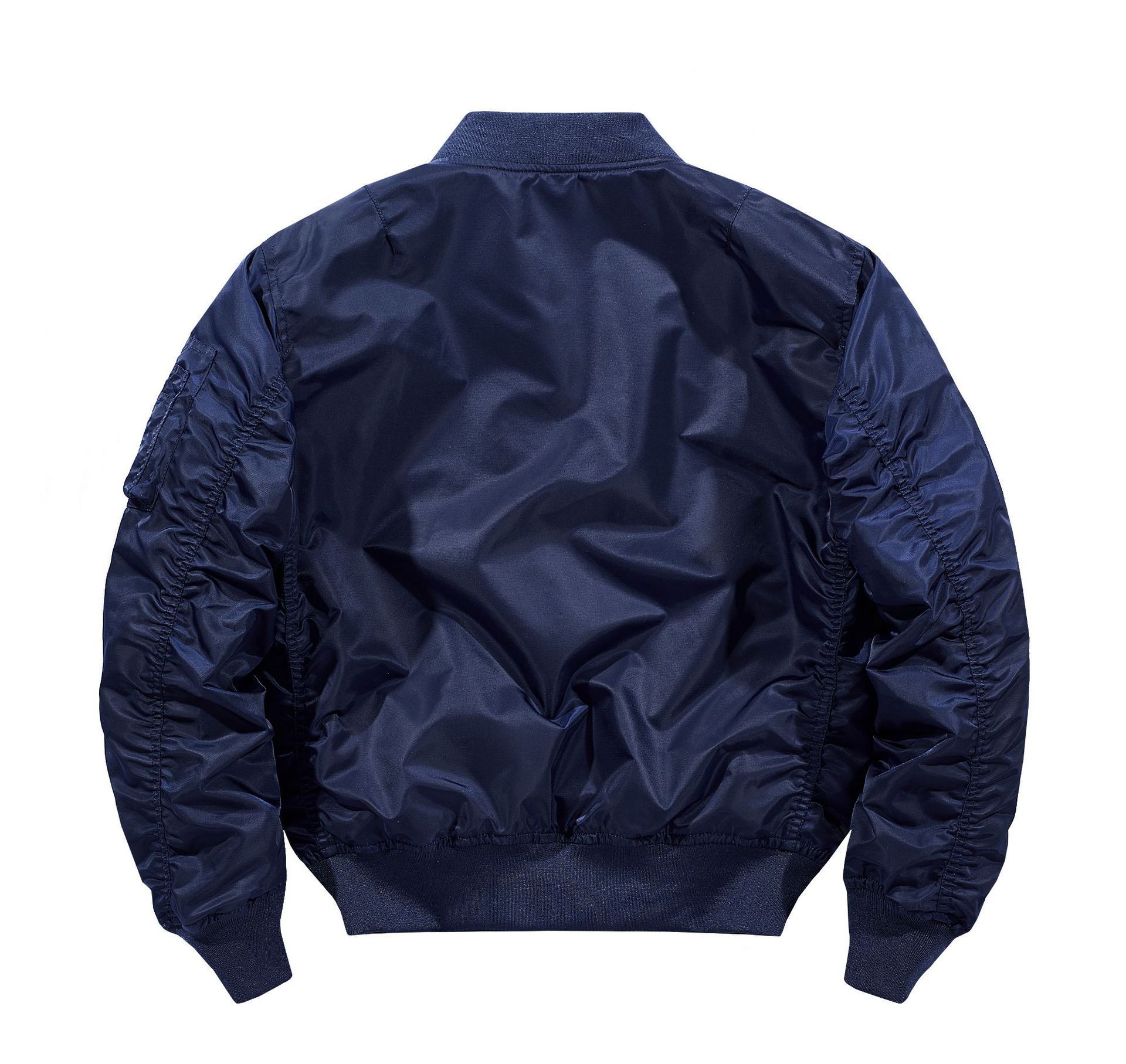 Primavera nueva Fuerza Aérea MA1 piloto chaqueta de los hombres la motocicleta color sólido más tamaño uniforme militar Comercio exterior vuelo traje