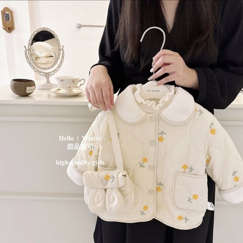 Women's Cotton Padded Jacket Winter Outwear with Fleece and Cotton Children's Cotton Coat Toddler's Winter Coat New Baby Warm Winter Clothing