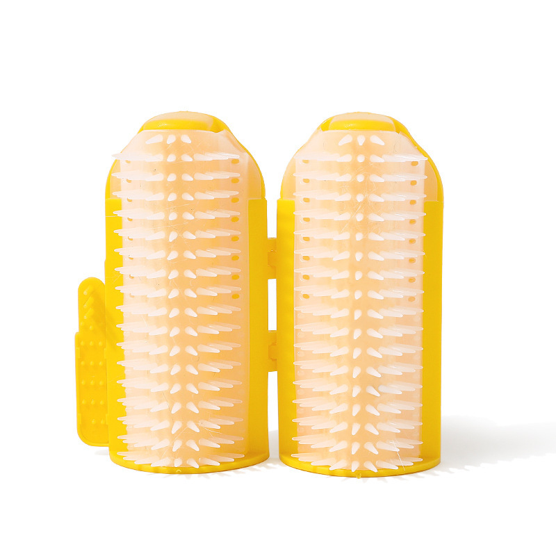 Gato esquina de la pared de la pelo de frotar, pellizco de pellizco, artefacto mágico de masaje para mascotas, cepillo de pellizco flotante, artículos para mascotas