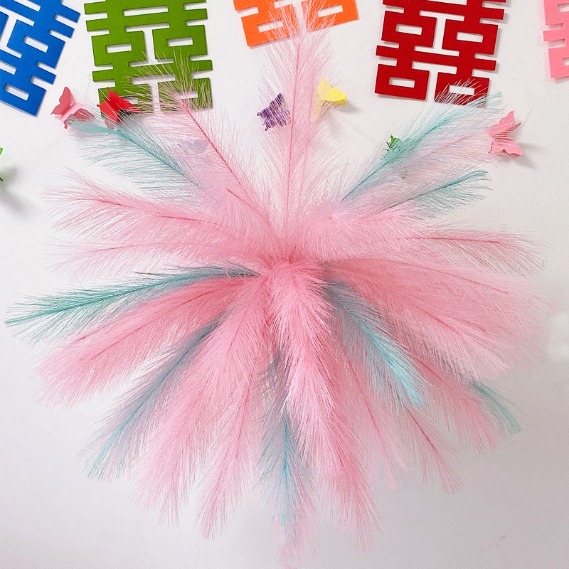 매달린 파우더 블루 리드 불꽃놀이 50개 + 조립 액세서리