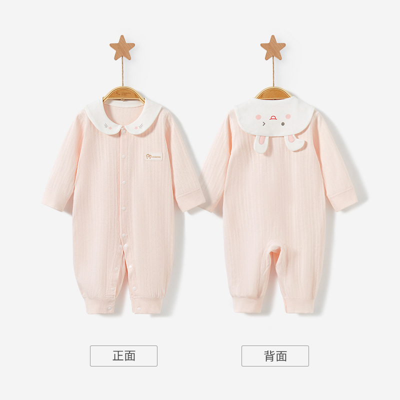 Mono de bebé Primavera, Otoño e Invierno de los hombres y las mujeres de algodón fino bebé Super lindo mameluco traje otoño recién nacido Ropa