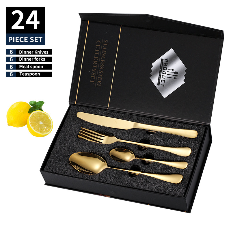 24개 세트 골드 [간단한 작은 선물 상자]