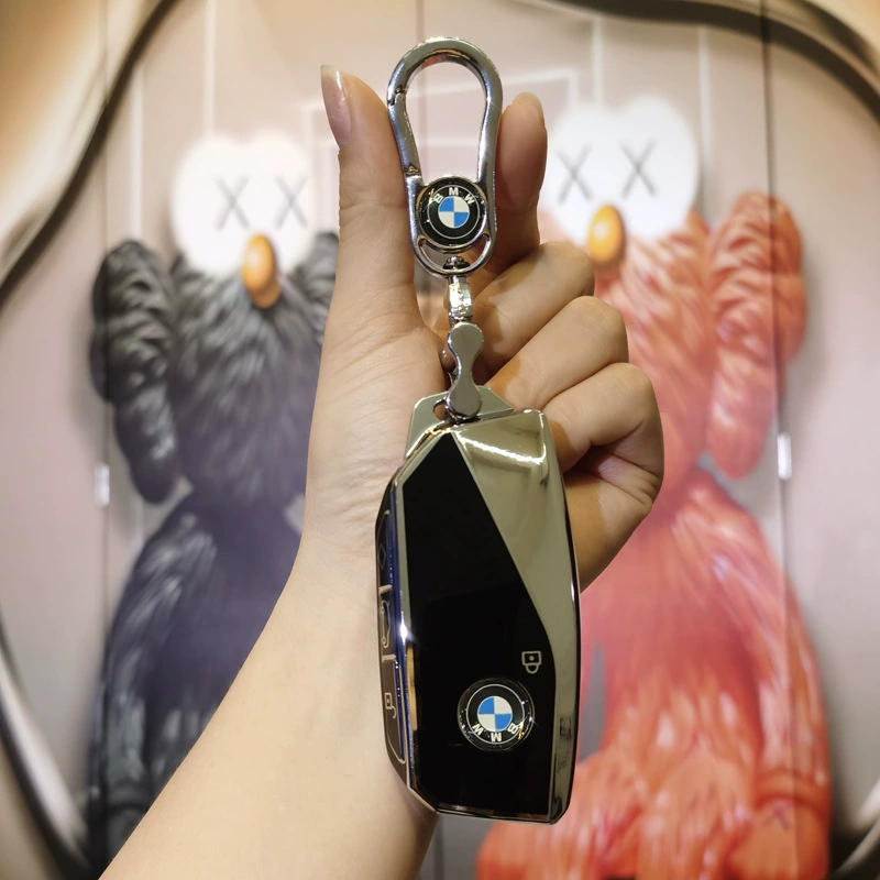 Подходит для чехла для ключей BMW 7 серии 740LI 735, комплекта X7 IX, пульта дистанционного управления i7 для мужчин и женщин 22 XM, женская пряжка