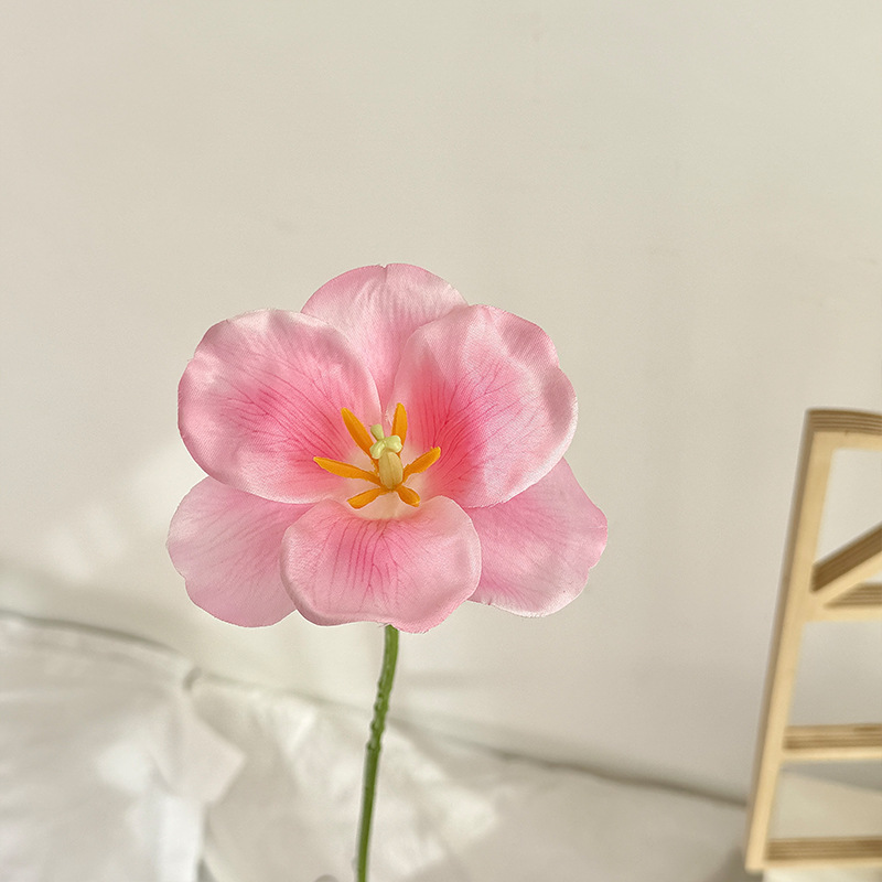 Inswind floreciente Tulipanes color Monae flores simuladas flor de mesa de comedor ramo ornamentos floral decoración floral flores falsas flores