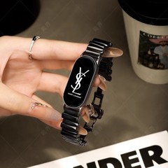 Xiaomi Mi Band 8/9世代の時計ストラップ、不規則な金属リストバンド、Xiaomi Mi Band 10nfcバージョンの女性用時計ストラップに適しています。