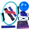 Pilates butt abuse circle eleven piece set blue