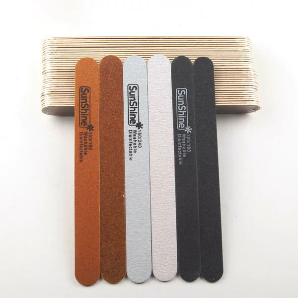 Sunshine Sanding Strips, Special Tools and Supplies for Manicure, Ultra-Thin Natural Nail Wood Strips, Sanding Strips, Nail Polishing Strips