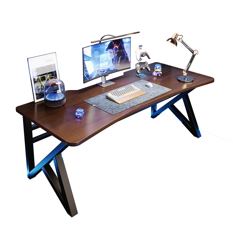Escritorio de madera maciza Escritorio de computadora Escritorio de deportes electrónicos Dormitorio Hogar Escritorio rectangular simple Escritorio de estudiante Escritorio