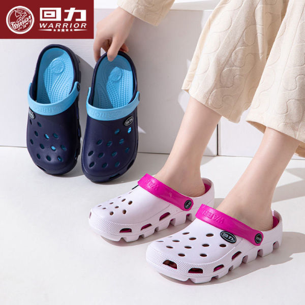 Women's Crocs Slippers Baotou Non-Slip Outdoor Beach Simple Multi-Color Optional Summer Outdoor Slippers Eva Sandals