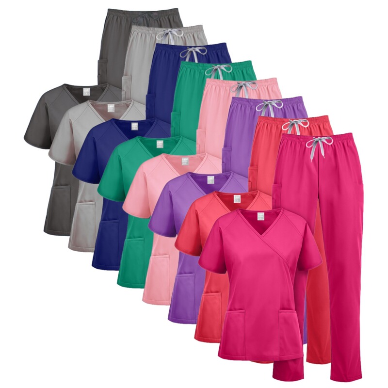 European and American Plus Size Women's Hand Washing Clothes Beauty Salon Care Center Nursing Home Confinement Center Doctor Nurse Work Clothes European and American Plus Size Women's Hand Washing Clothes Beauty Salon Care Center Nursing Home Confinement Center Doctor Nurse Work Clothes