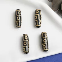 Агатовые бусины-разделители, бусины ручной работы, бусины «сделай сам», девятиглазые бусины Дзи, старый масляный материал, ручные бусины, ожерелье, свободные аксессуары из бисера