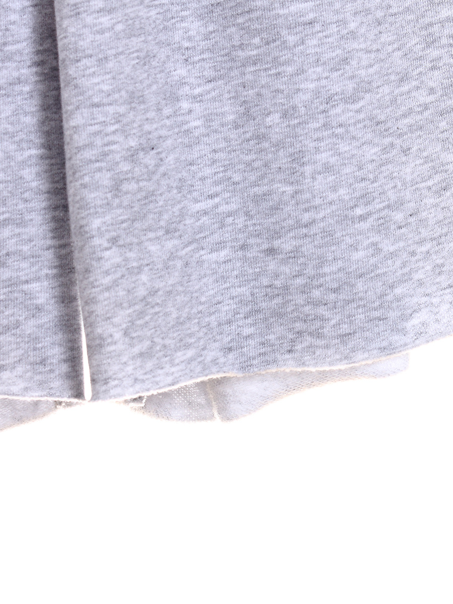 Women's relaxed wide-leg cotton shorts detail 4