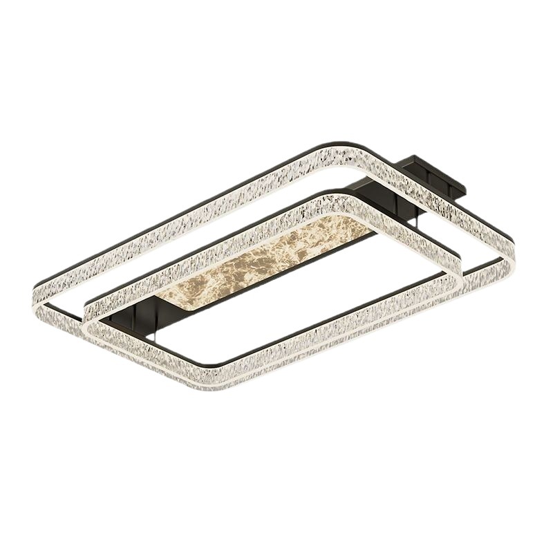 [Selección estricta] nube rectangular italiana lámpara de techo minimalista nueva casa moderna simple atmósfera alta lámpara