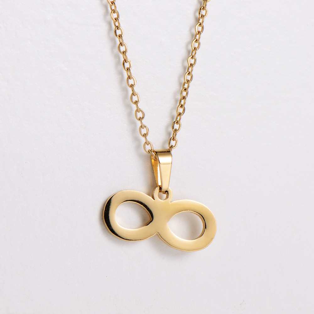 Simple Pig Nose Clavicle Chain Earrings Set Wholesale Nihaojewelry