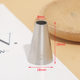 Round mouth 304 stainless steel piping nozzle tracing wire drawing writing cream cake baking DIY tool trumpet