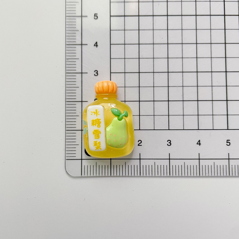 発光食品おもちゃ炭酸水氷砂糖雪梨 diy クリーム接着剤ペンダントペンダントイヤリング耳羊角釘樹脂アクセサリー|undefined