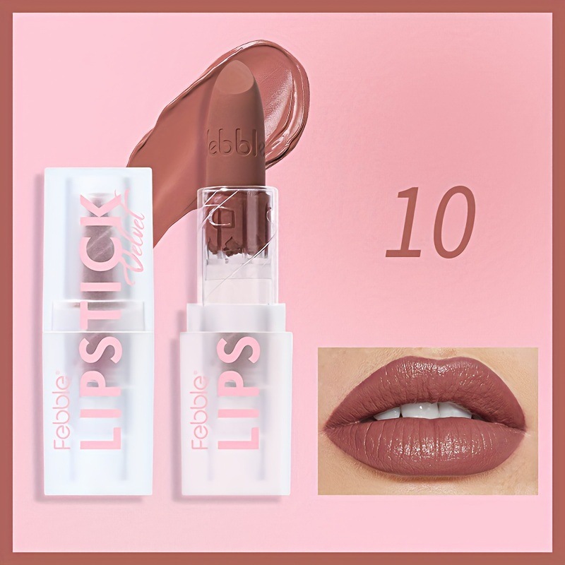 USHAS Europa y los Estados Unidos transfronterizos spot lápiz labial esmalte labial hidratante duradero sin tazas no pierde color lápiz labial LP2299B