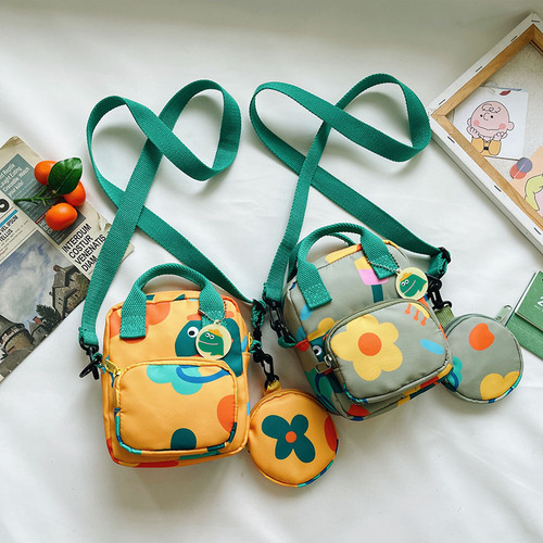 Children's bag cartoon dinosaur fashionable baby girl crossbody bag stylish cute girls' shoulder bag children's coin purse