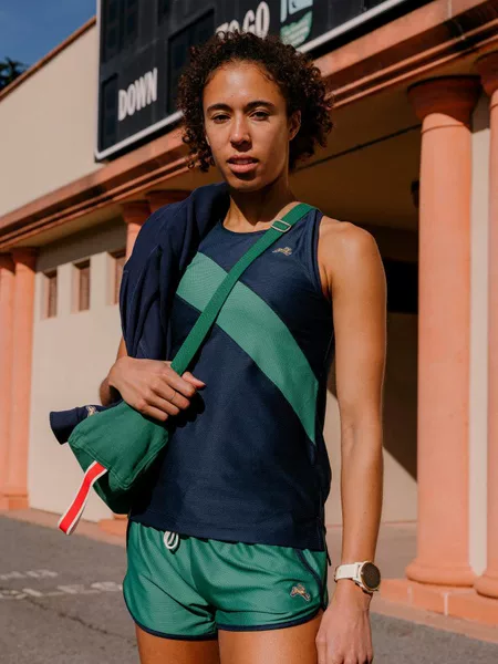 Women's Tracksmith Little Rabbit Fashionable Comfortable Retro Marathon Quick-Dry Breathable Running Sports Vest