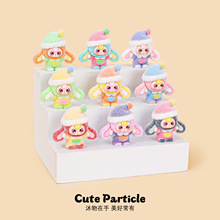 跨境新品植绒睡衣baby three萌粒潮玩盲袋桌面装饰摆件开学小礼物