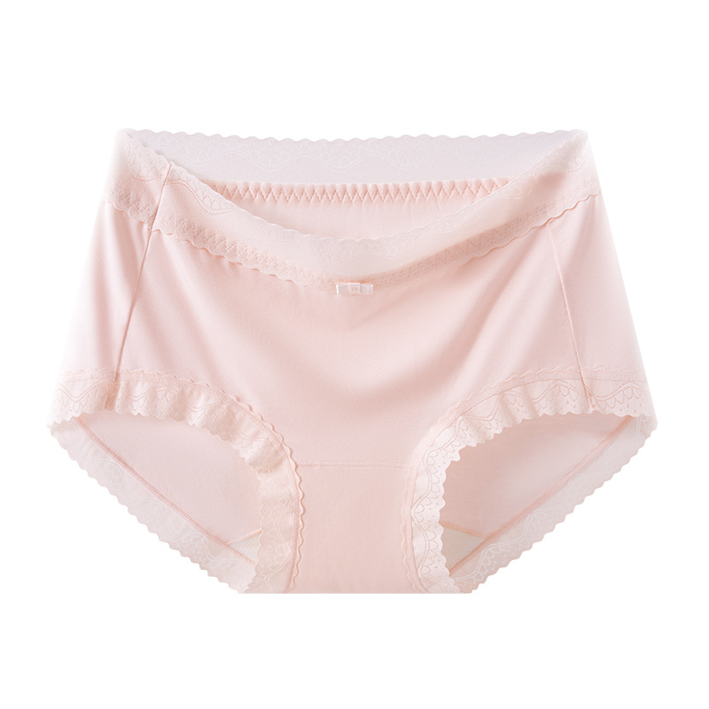 2025 primavera y verano nuevo estilo sin costuras bragas de cintura media pantalones ondulados seda antibacteriano entrepierna primavera y verano calzoncillos para mujer image 8