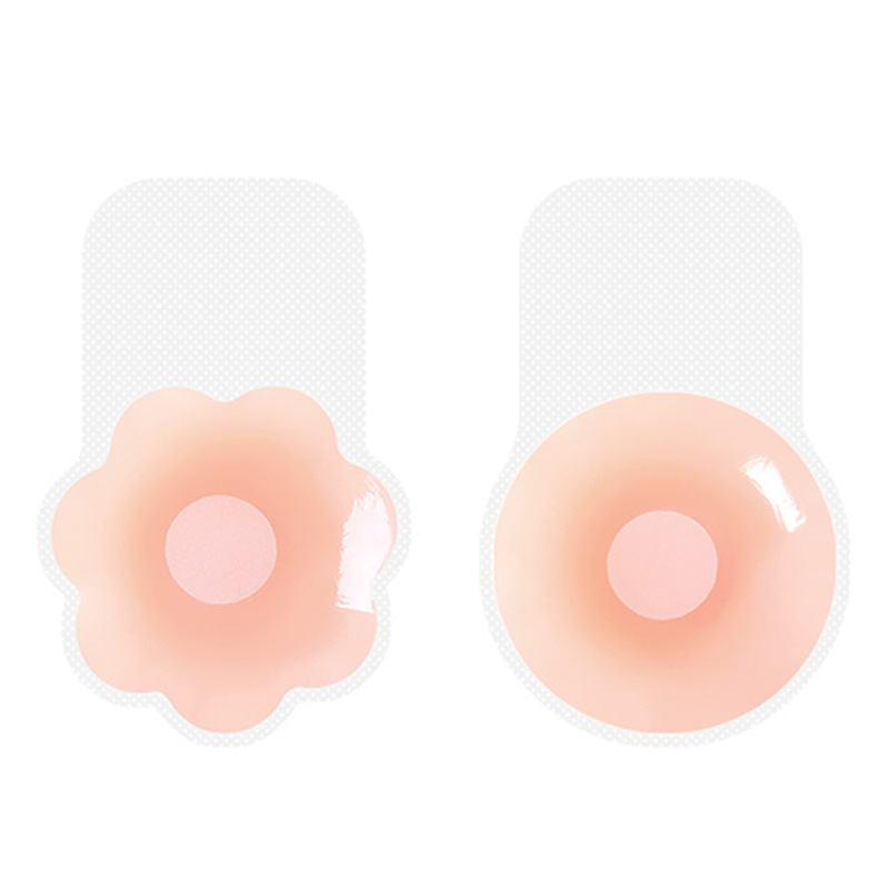 Pegatinas de pecho de silicona anti-Bump invisible elevación pecho pegatinas anti-exposición pegatinas mujeres boda ropa interior de la boda pecho mareos transpirable