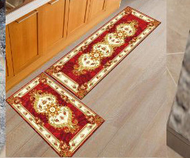 厨房地垫,地垫,地垫两件套,客厅地毯,厨房地毯,脚垫,床边毯,家用地毯,简约地毯,