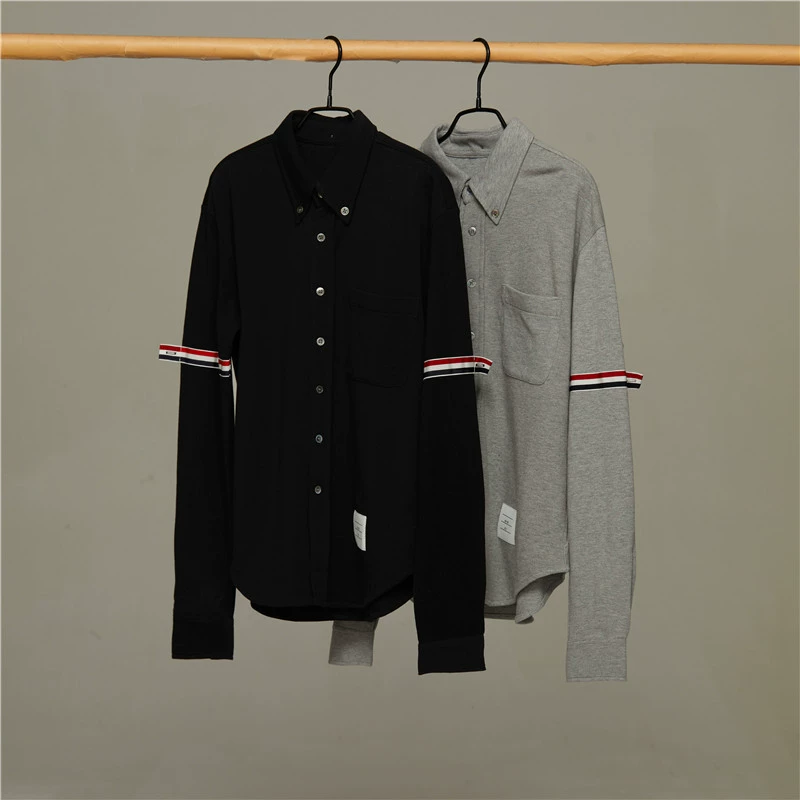 9934FTB жемчужная хлопчатобумажная рубашка цветовой брусья