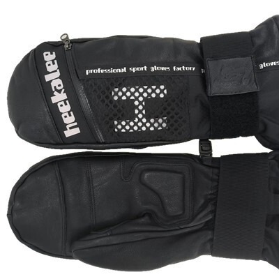 Warm Men's Two-finger Winter Thickeneded Water Wind and Cold Slippery Cotton K-style Outdoor Cycling Ski Gloves