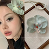 Advanced hair accessory, retro three dimensional hairgrip, high-quality style, french style, flowered