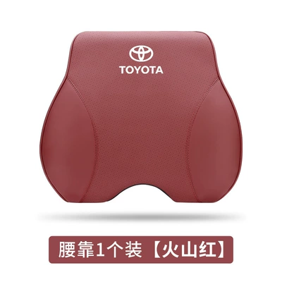 Headrest: Headrest Neck Pillow Camry Highlander - lumbar-support-volcano-red-single-pack