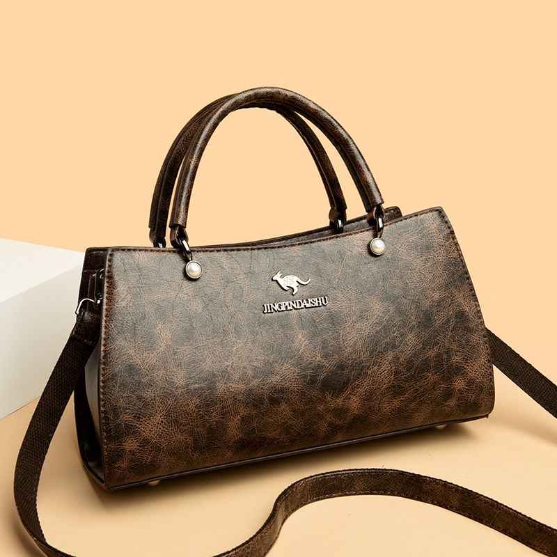 Bolso de mujer 2024 nueva moda estampado bolso de mano de gran capacidad ocio de hombro mochila de moda