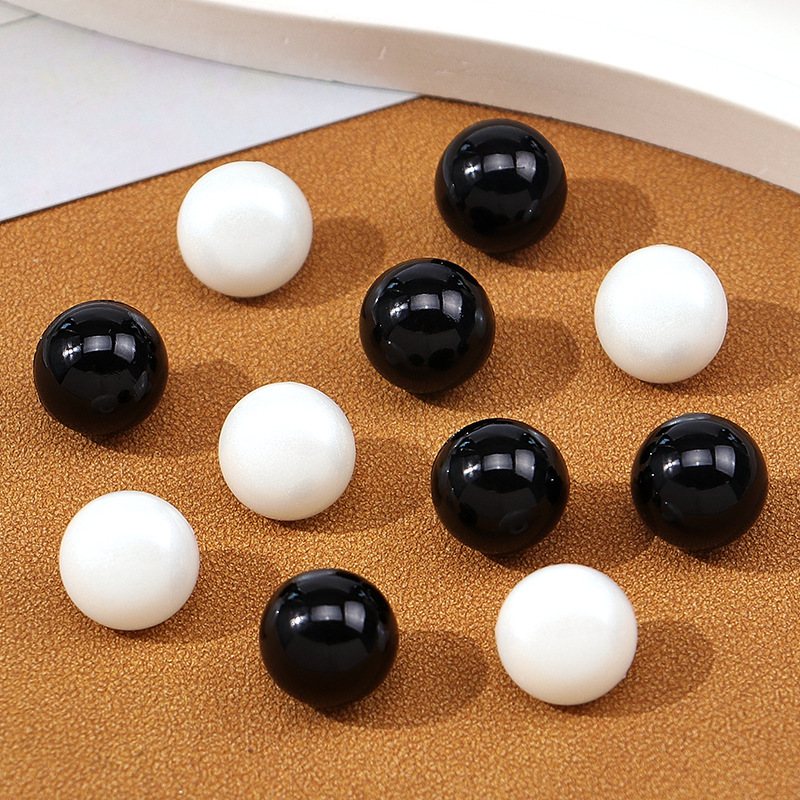 塑料仿珍珠蘑菇扣光头扣衬衫开衫针织衫纽扣玩偶公仔娃娃眼睛扣子