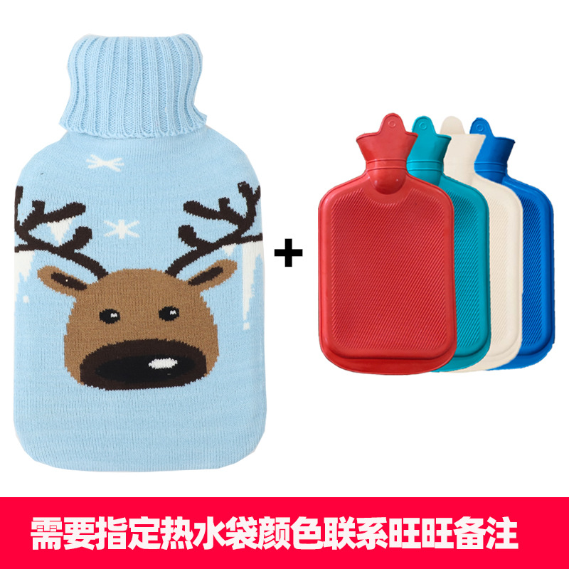 정상적인 고무 중간 파란색 바닥 다크 브라운 얼굴 사슴 세트