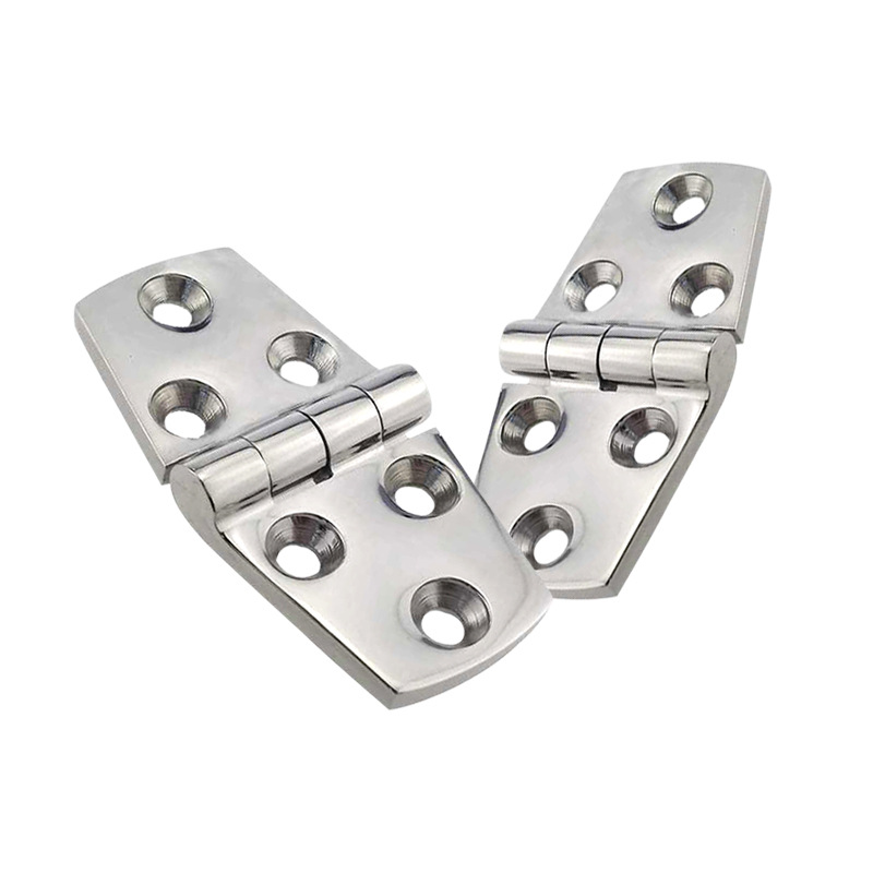 Bisagra de acero inoxidable 316 para puertas plegables, bisagra plegable simétrica de seis orificios de 38*76 mm para puertas plegables, accesorios de ferretería marina. image 7