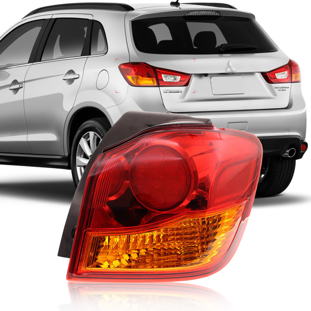 Aplicable a Mitsubishi 13 - 19 Lumen trasero ASX semieconjunto de lámpara de marcha atrás carcasa de lámpara de freno izquierda y derecha cubierta de luz de dirección