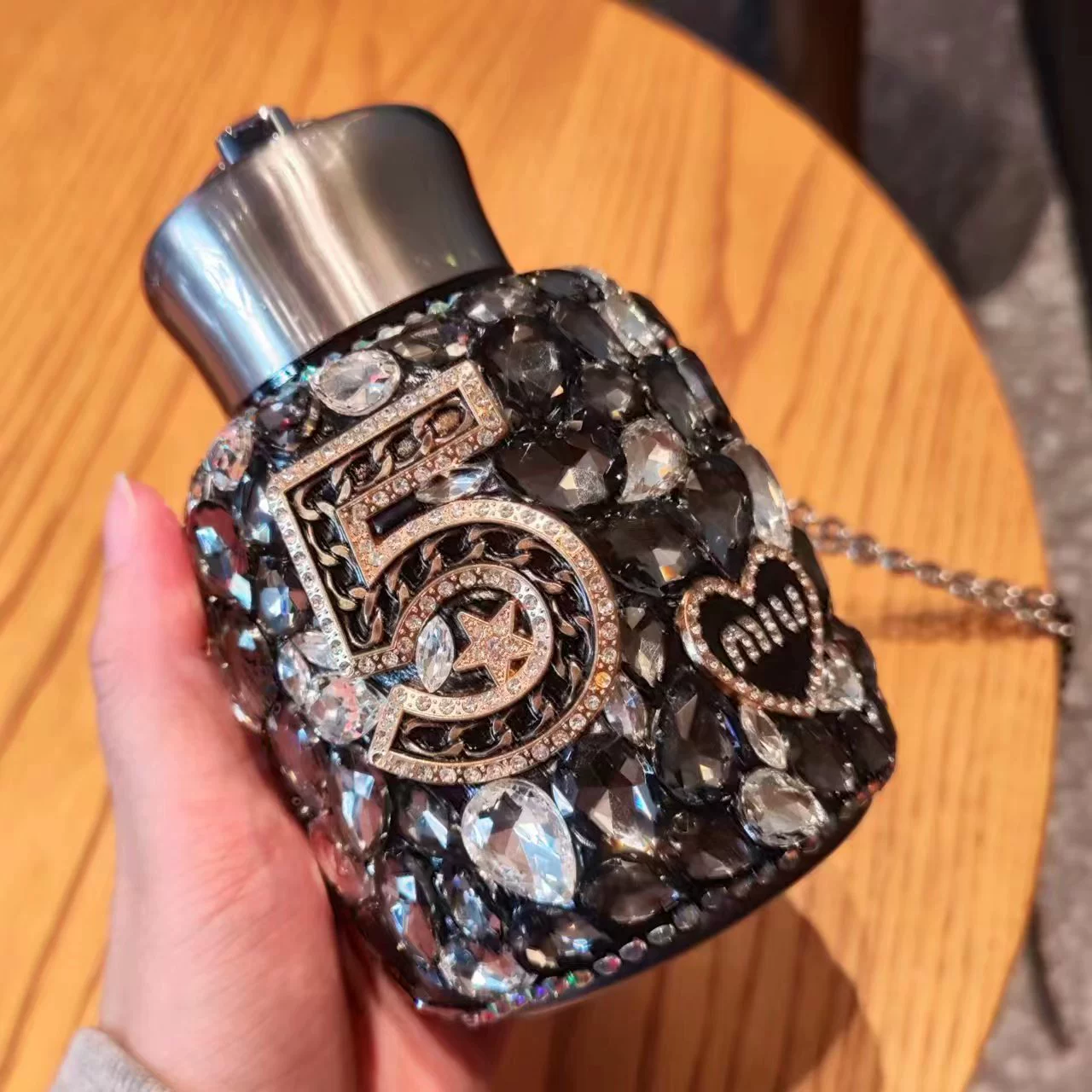 High quality handheld glass stainless steel from pearl