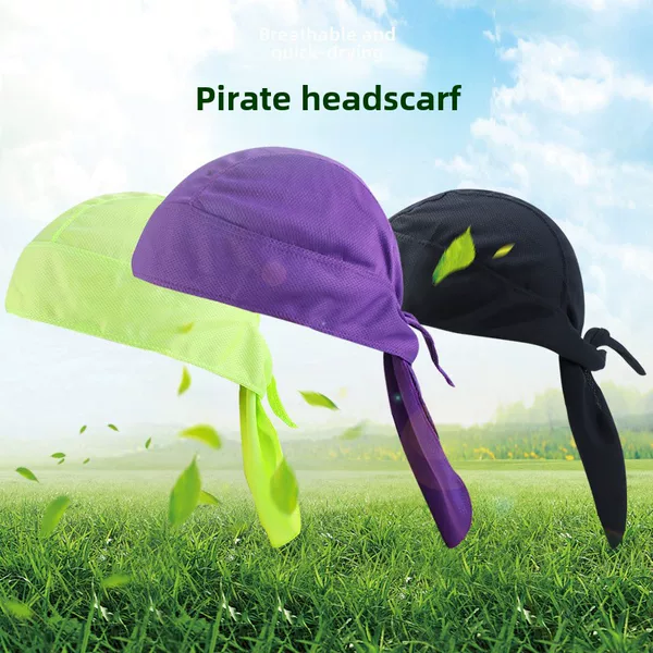 Outdoor Pirate Hat, Breathable Sports Hat for Cycling, Mountaineering, Solid Color Quick-Drying Harley Cap, Camouflage