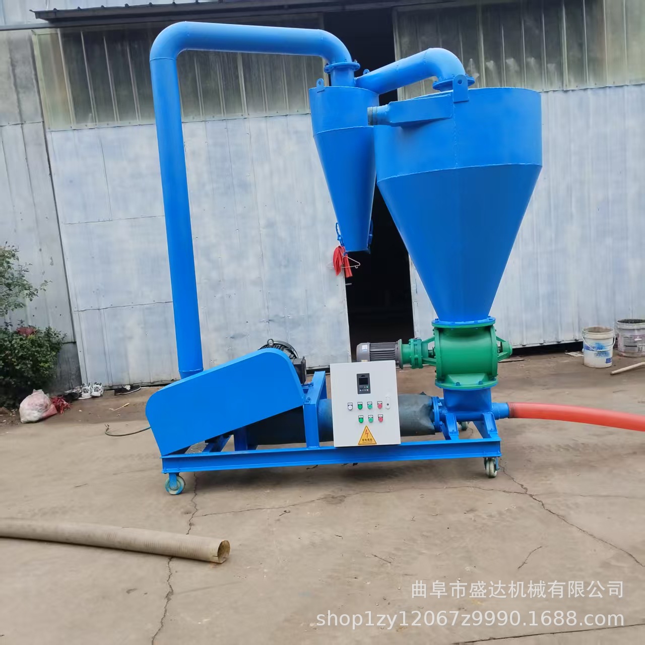 125型真空负压自吸式气力吸粮机玉米小麦自动化抽粮机输送机