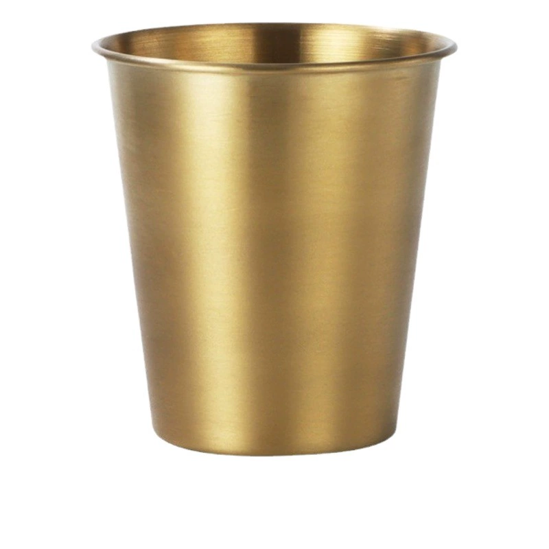 Трансграничный стакан для пива из нержавеющей стали 304, в индустриальном стиле, одинарный слой, для холодных напитков, портативный стакан для дома и офиса