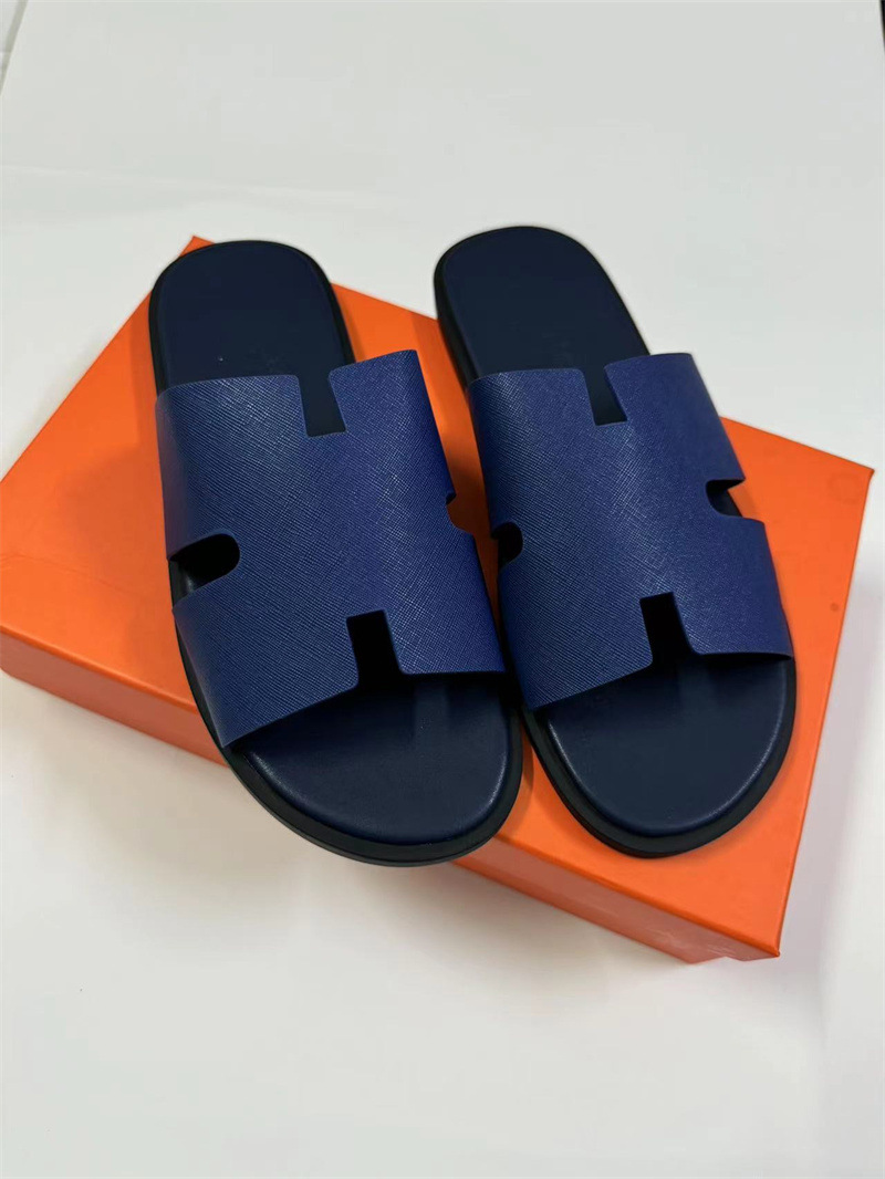 Medio Oriente e-commerce transfronterizo h zapatillas hombre sudeste asiático zapatos de cuero plano comercio exterior europeo y americano zapatos de playa de una sola zapatilla